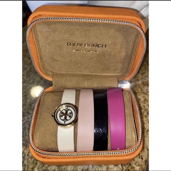 Tory Burch Accessories - Tory Burch Logo Women’s Interchangeable Watch Set